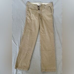 Hollister Men's Khaki Straight-Leg Chinos